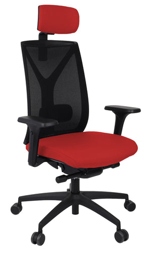 Biroja krēsls Valio BS HD Black Note - Ergostock.lv