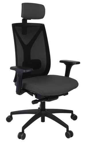 Biroja krēsls Valio BS HD Black Note - Ergostock.lv