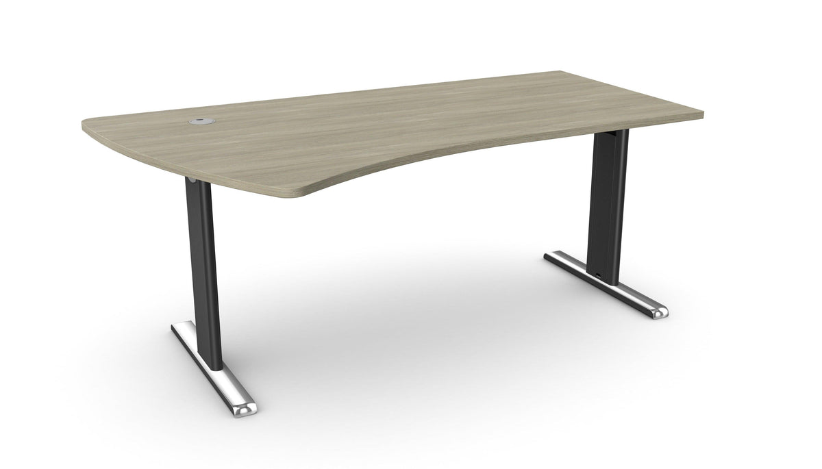 Biroja galds THEO ELEGANCE TWO, 160 x 80 cm - Ergostock.lv