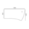 Biroja galds K2 ELEGANCE ONE, 180 x 80 cm, konfigurējams - Ergostock.lv