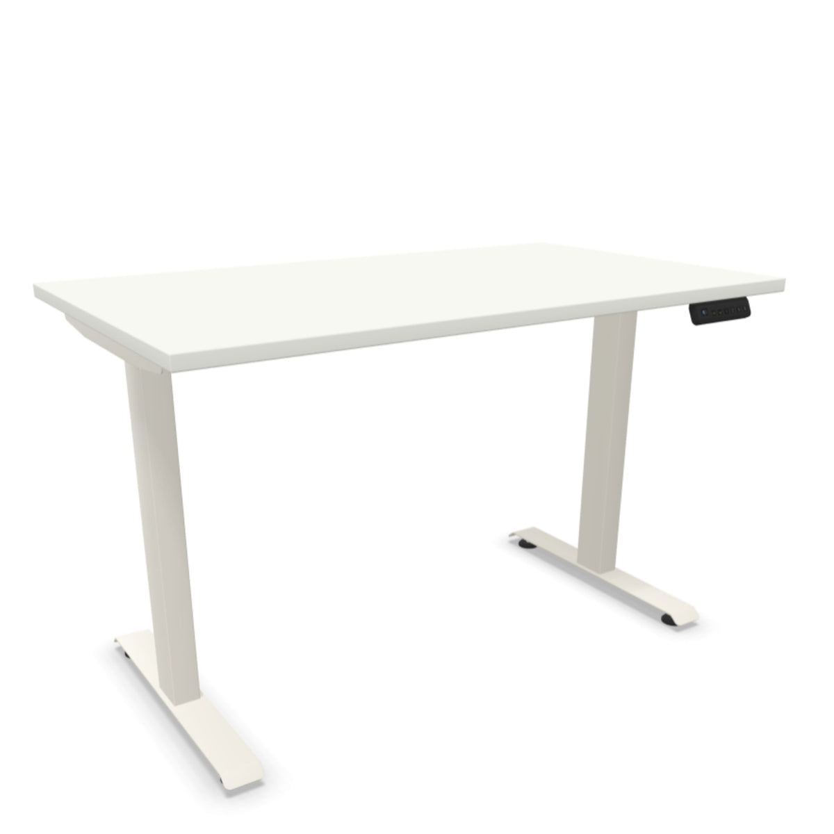 Reguliuojamo aukščio stalas  LITE GEN2 – Balta / Balta / 120 x 65