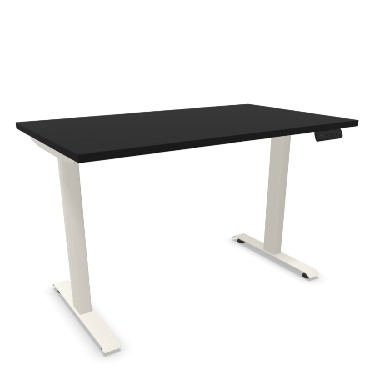 Reguliuojamo aukščio stalas  LITE GEN2 – Juoda / Balta / 120 x 65