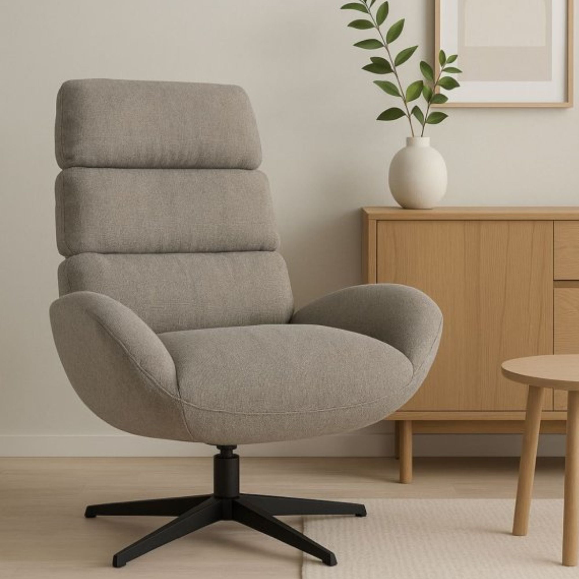 Poilsio krėslas Cloud Beige