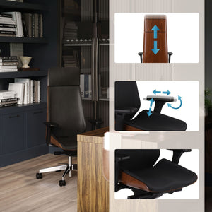 Biroja krēsls MoonWood HD Chrome Valencia