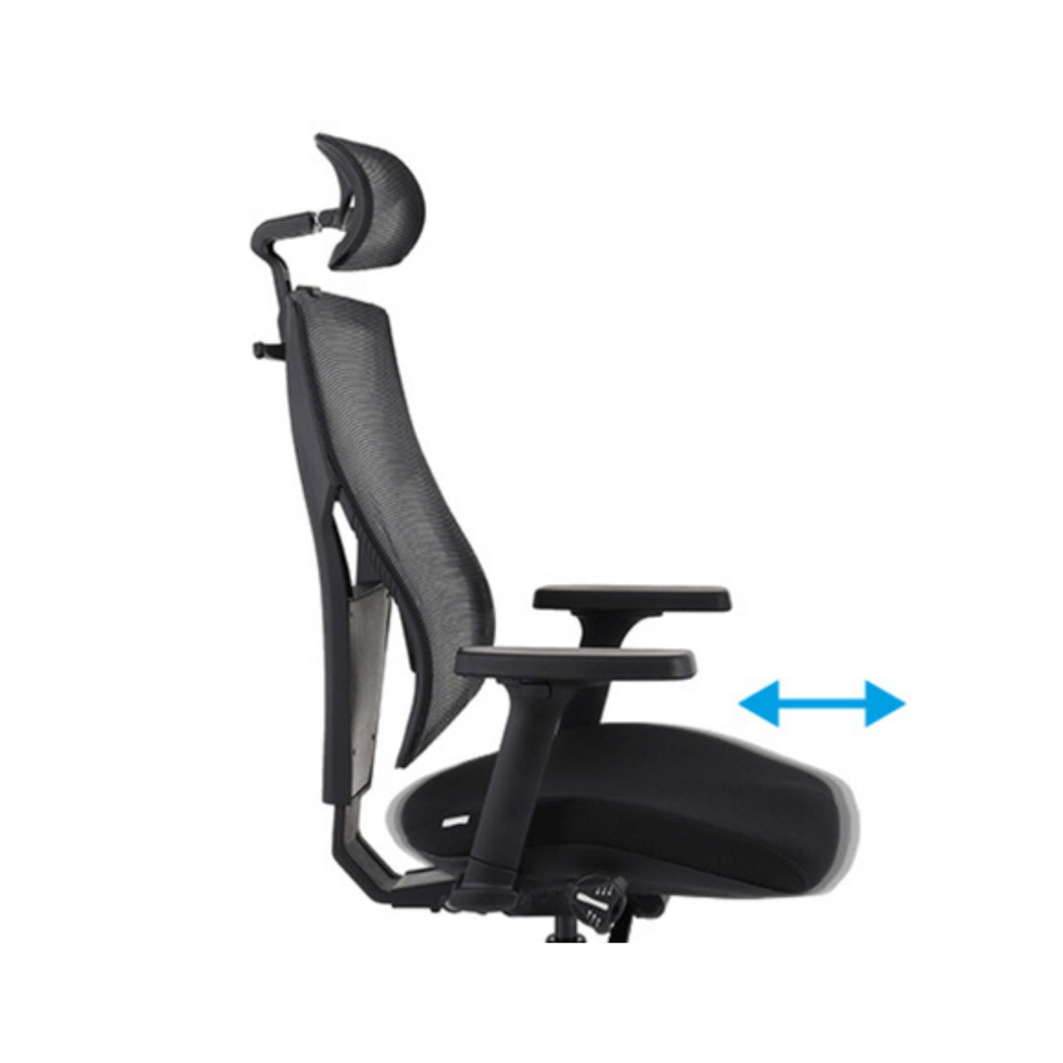 Biuro kėdė Futura 4S Plus Black Bondai