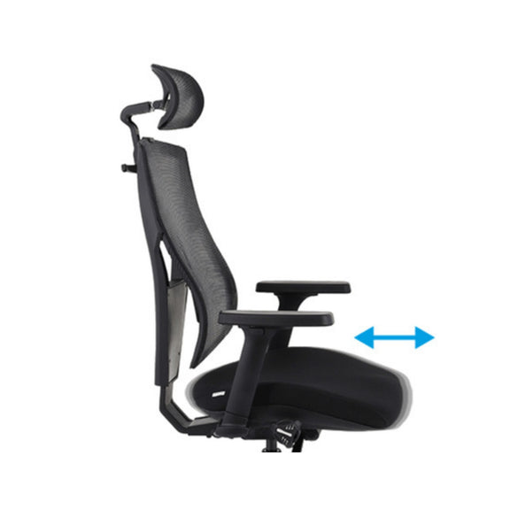 Biuro kėdė Futura 4S Plus Black Bondai