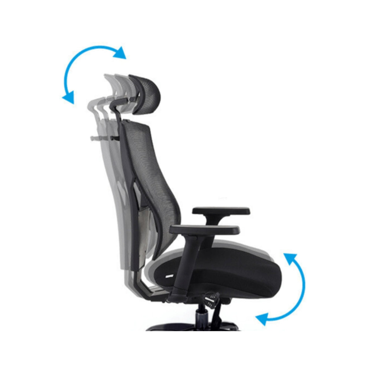 Biuro kėdė Futura 4S Plus Black Bondai