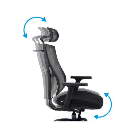 Biuro kėdė Futura 4S Plus Black Bondai