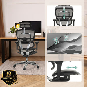 Biuro kėdė Ergohuman ULTRA GEN2 Black