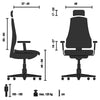 Biuro kėdė Ergohuman ULTRA GEN2 Black