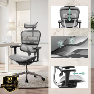 Biuro kėdė Ergohuman ULTRA GEN2 Grey