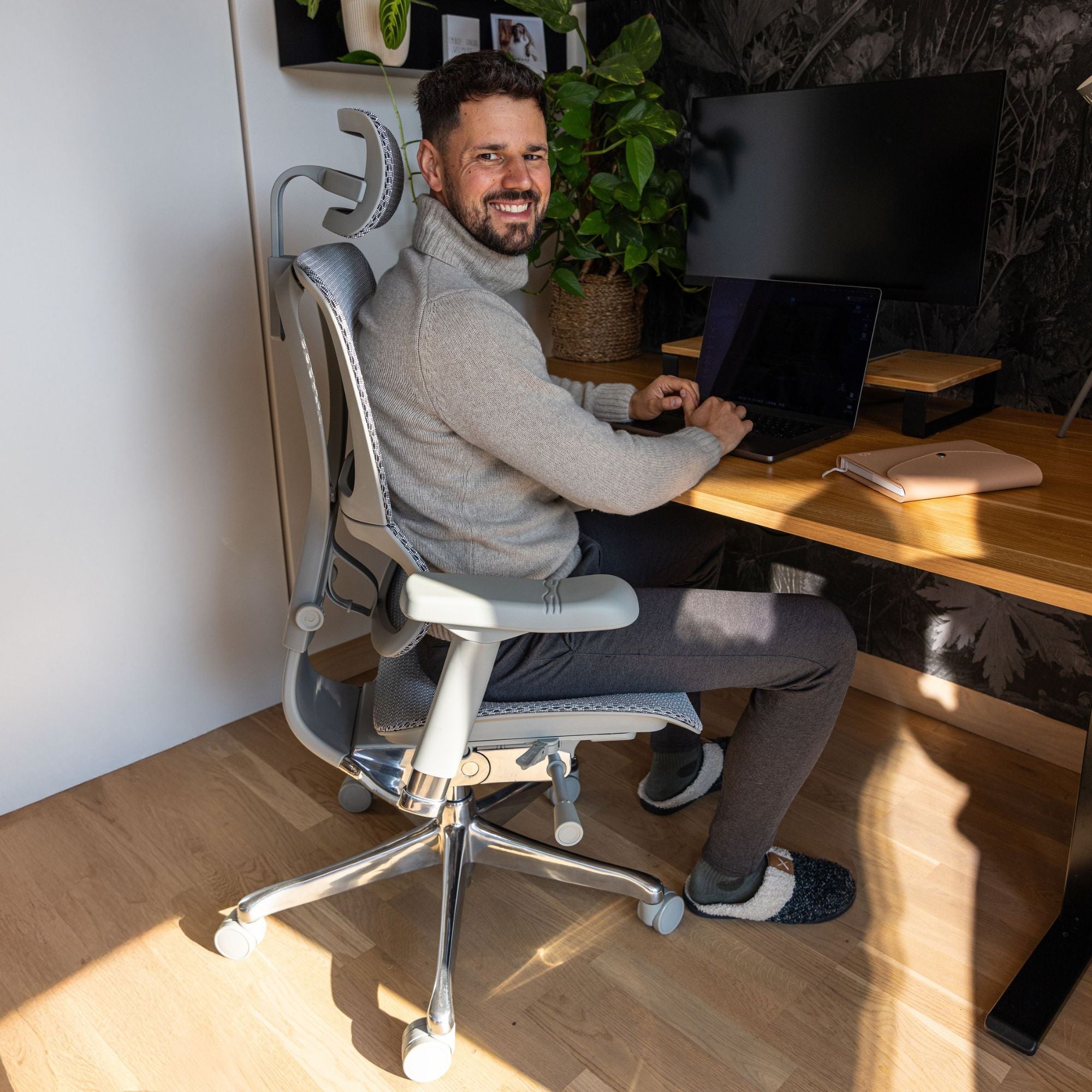 Biuro kėdė Ergohuman SLIM GS GEN2 Grey