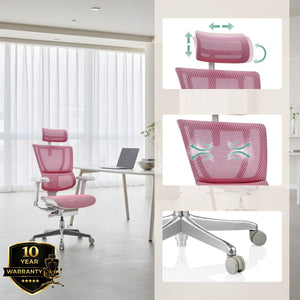 Biuro kėdė Ergohuman SLIM GS GEN2 Rosa