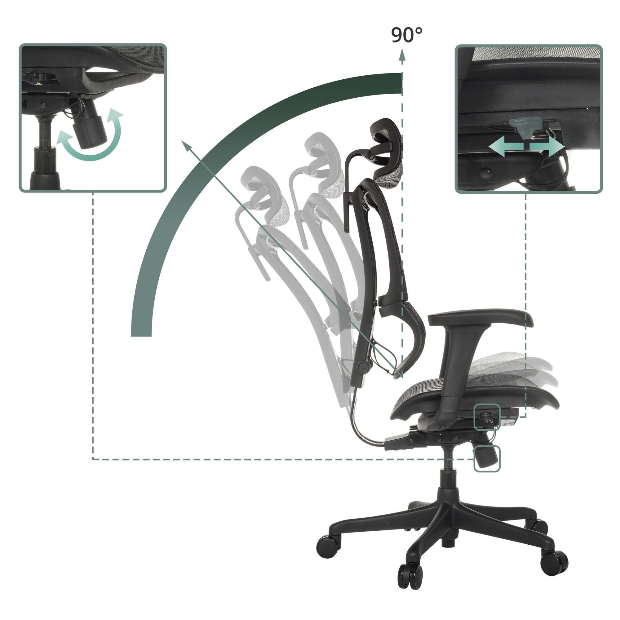 Biuro kėdė Ergohuman SLIM ECO GEN2