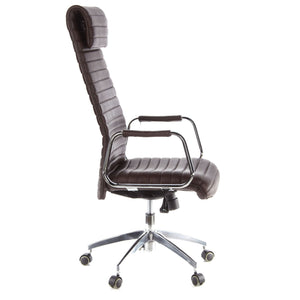 Biuro kėdė ASPERA Nappa Leather Luxus Cognac