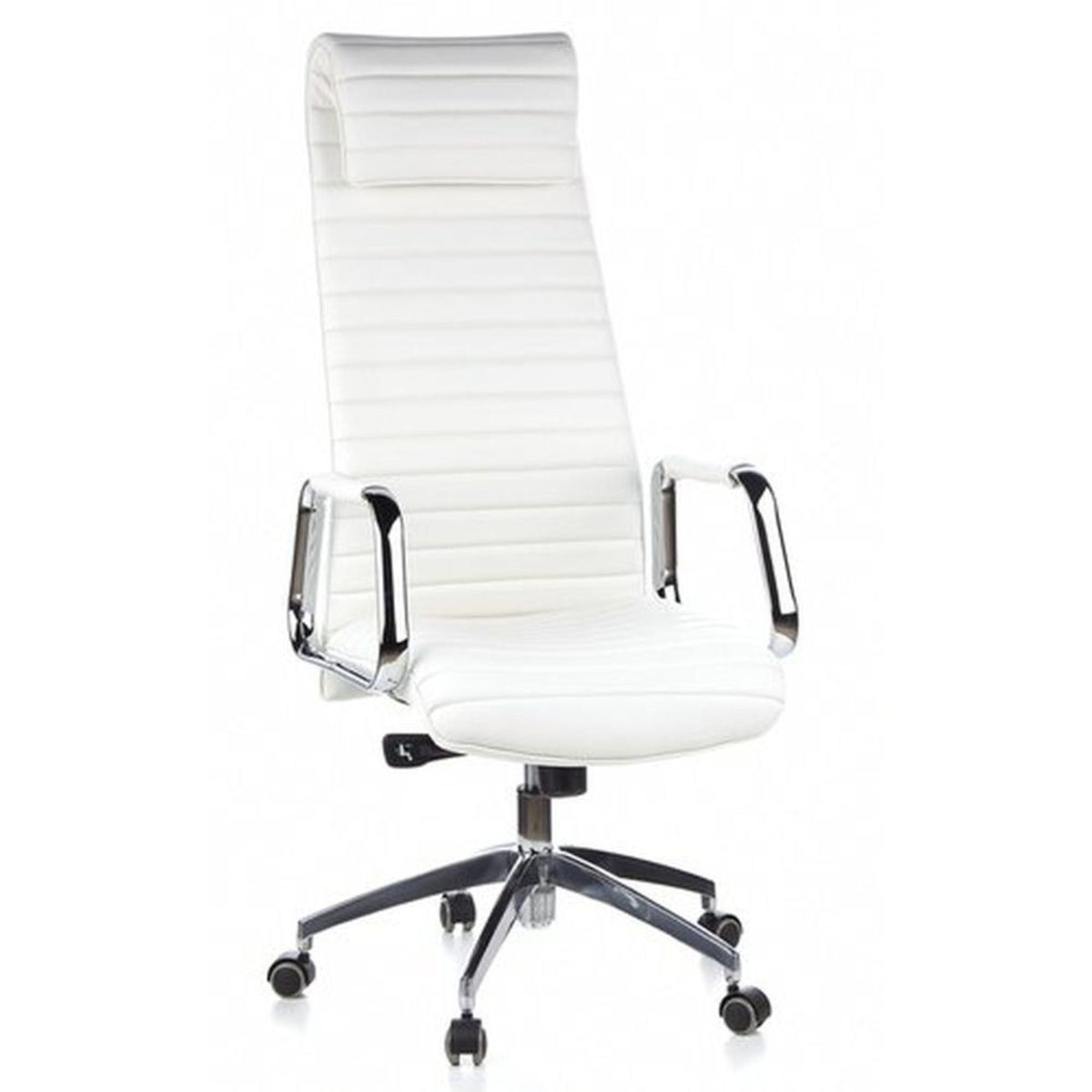 Biuro kėdė ASPERA Nappa Leather Luxus Creme White