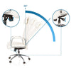 Biuro kėdė ASPERA Nappa Leather Luxus Creme White