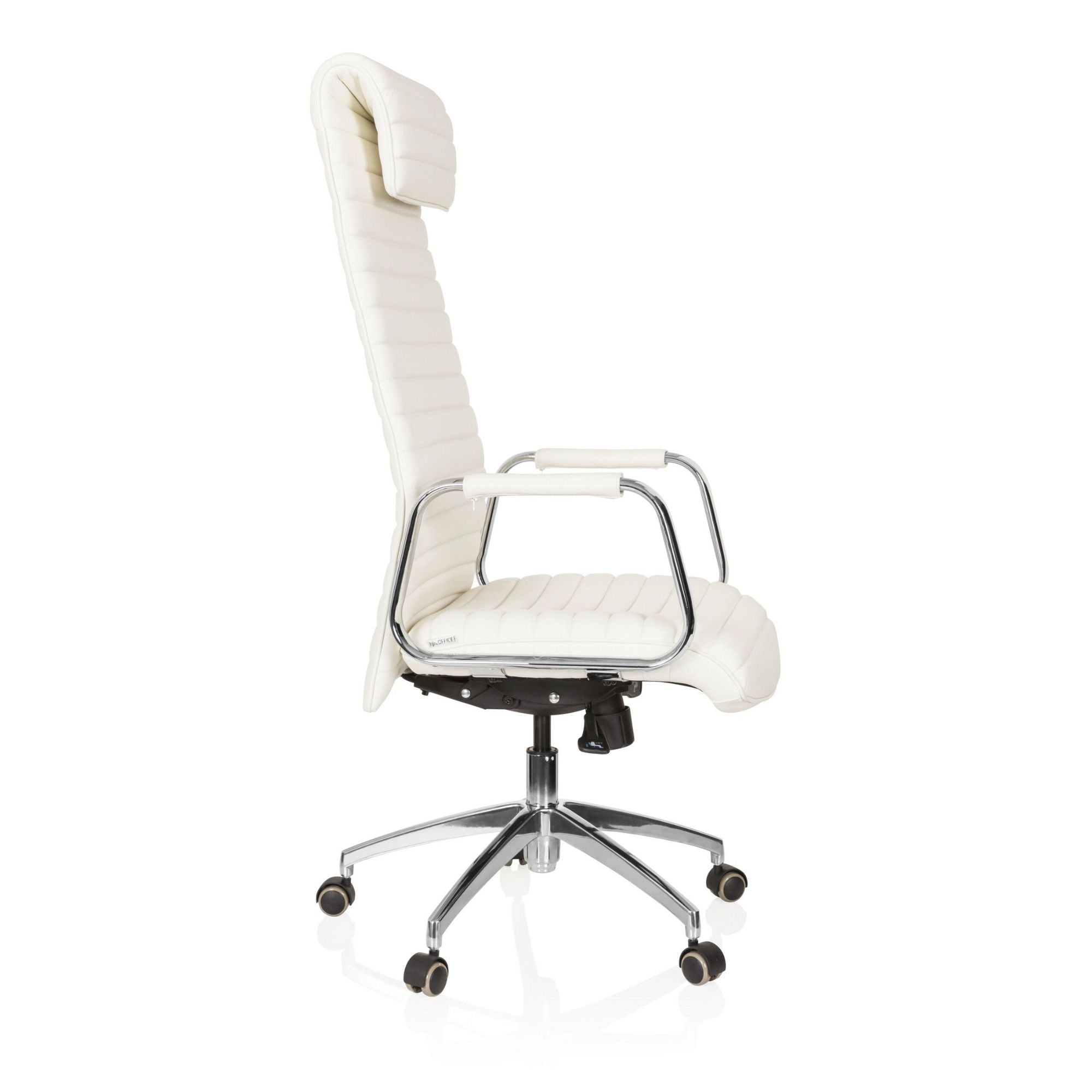 Biuro kėdė ASPERA Nappa Leather Luxus Creme White