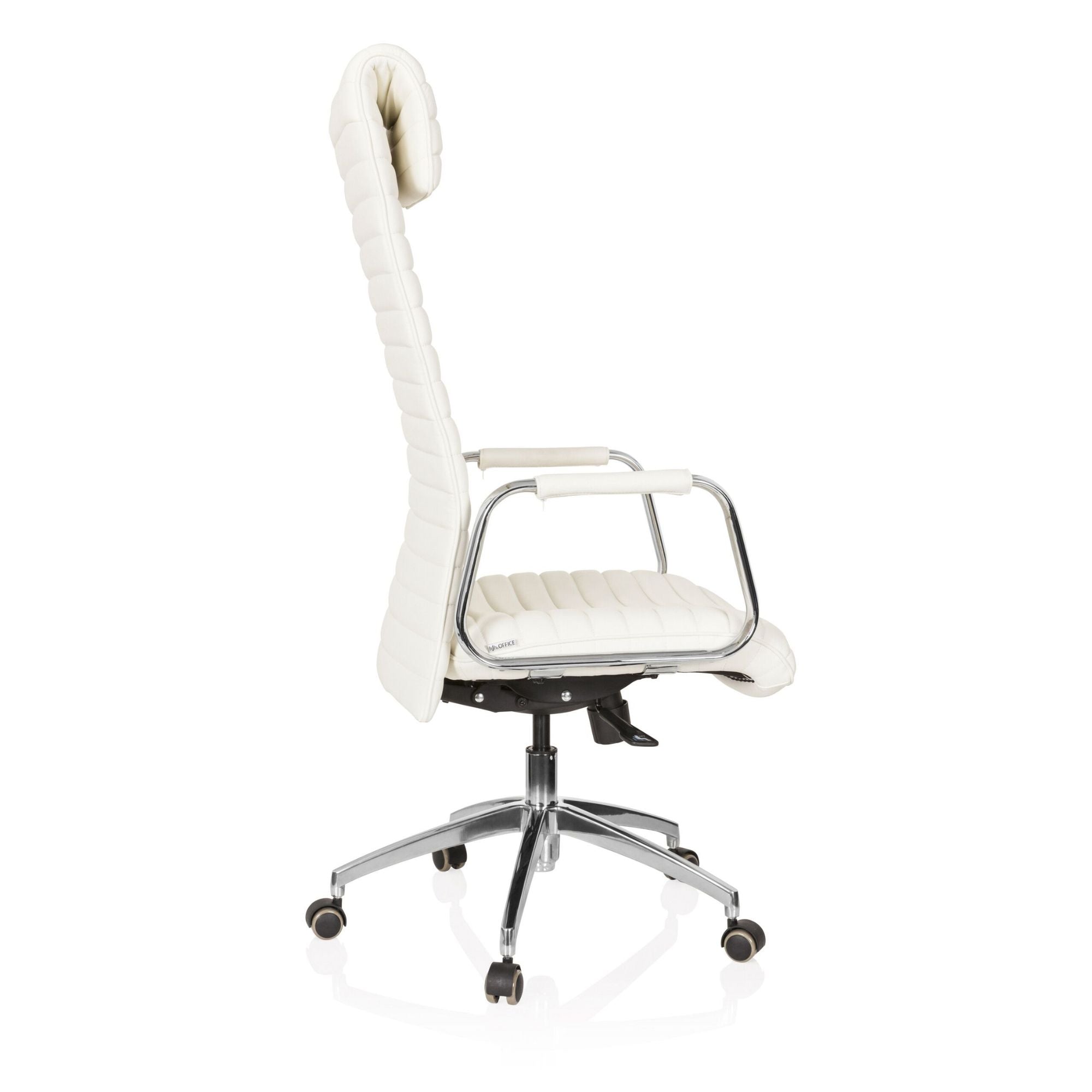 Biuro kėdė ASPERA Nappa Leather Luxus Creme White