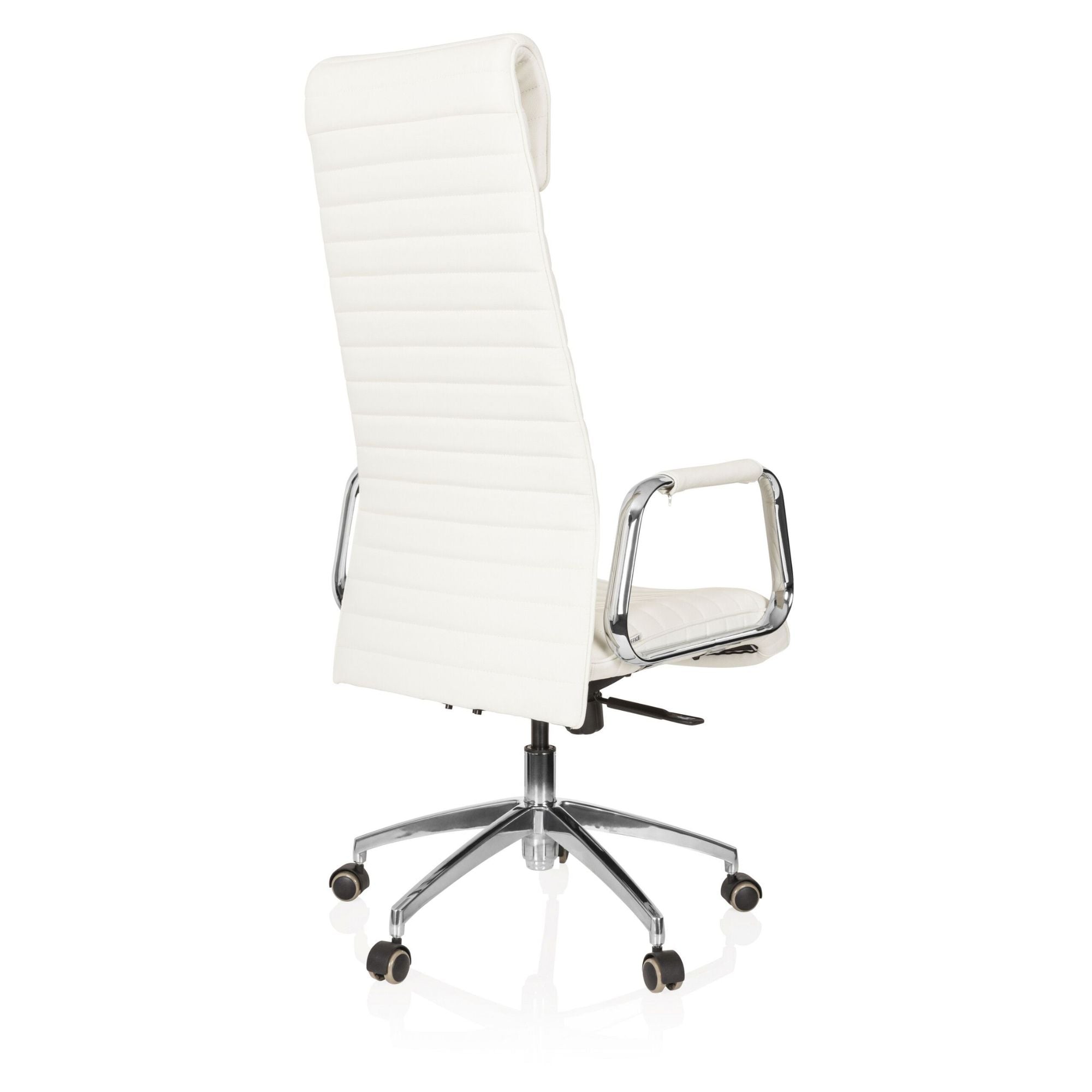 Biuro kėdė ASPERA Nappa Leather Luxus Creme White