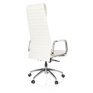 Biuro kėdė ASPERA Nappa Leather Luxus Creme White