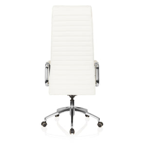 Biuro kėdė ASPERA Nappa Leather Luxus Creme White