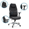 Biuro kėdė Ferrara Executive, juoda (iki 220 kg)