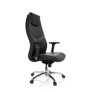 Biuro kėdė Ferrara Executive, juoda (iki 220 kg)