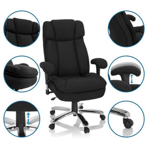 Biuro kėdė BUILDER GEN2 II XXL, juoda (iki 180 kg)