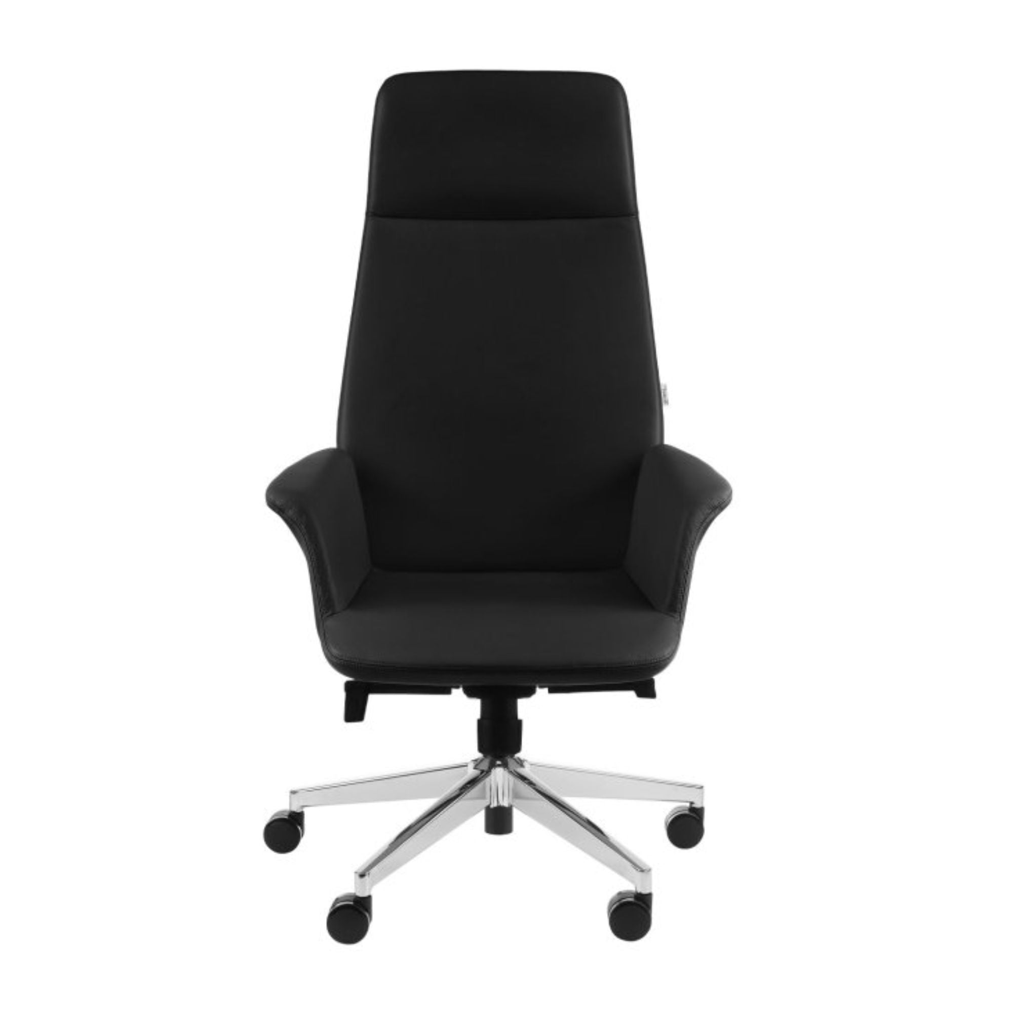 Vadovo kėdė PRETO Executive Leather, juoda