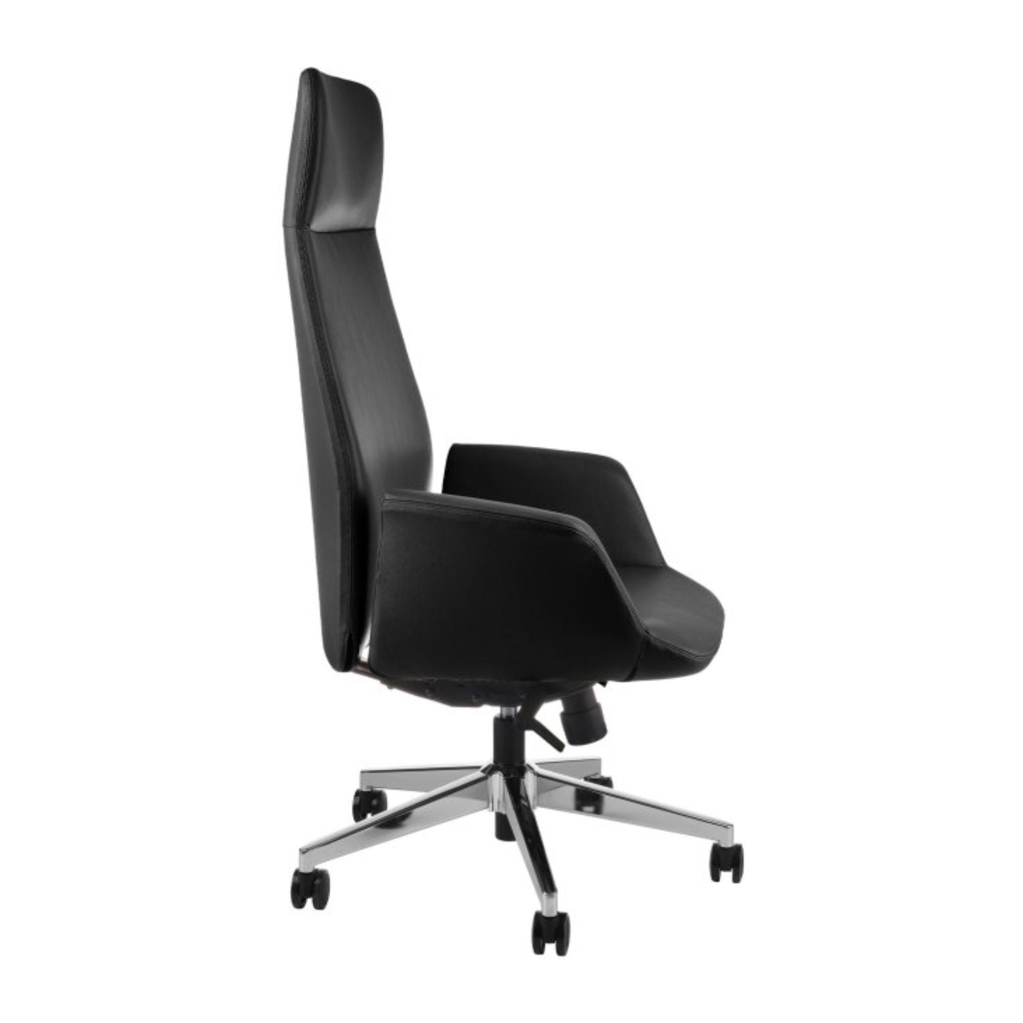 Vadovo kėdė PRETO Executive Leather, juoda