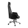 Vadovo kėdė PRETO Executive Leather, juoda
