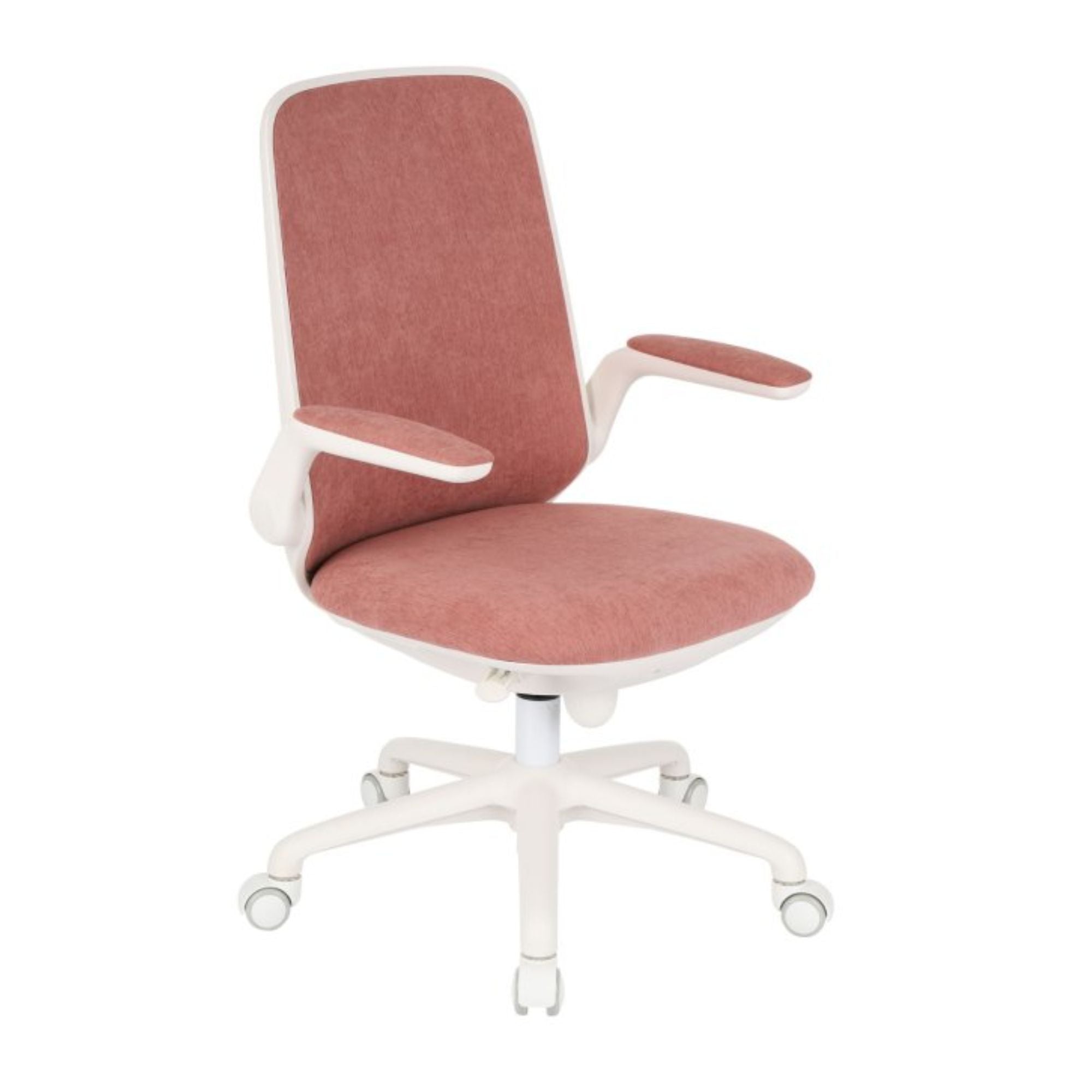 Vaikų ir jaunimo kėdė Easy White, rožinė