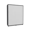 Biroja skapis NUWO ar rullo durvīm, 4 plaukti, 1500x1200x420 mm, konfigurējams - Ergostock.lv