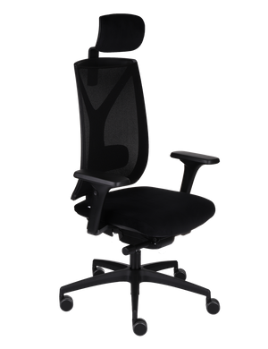 Biroja krēsls Valio BS HD Black Note - Ergostock.lv