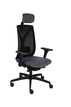Biroja krēsls Valio BS HD Black Note - Ergostock.lv