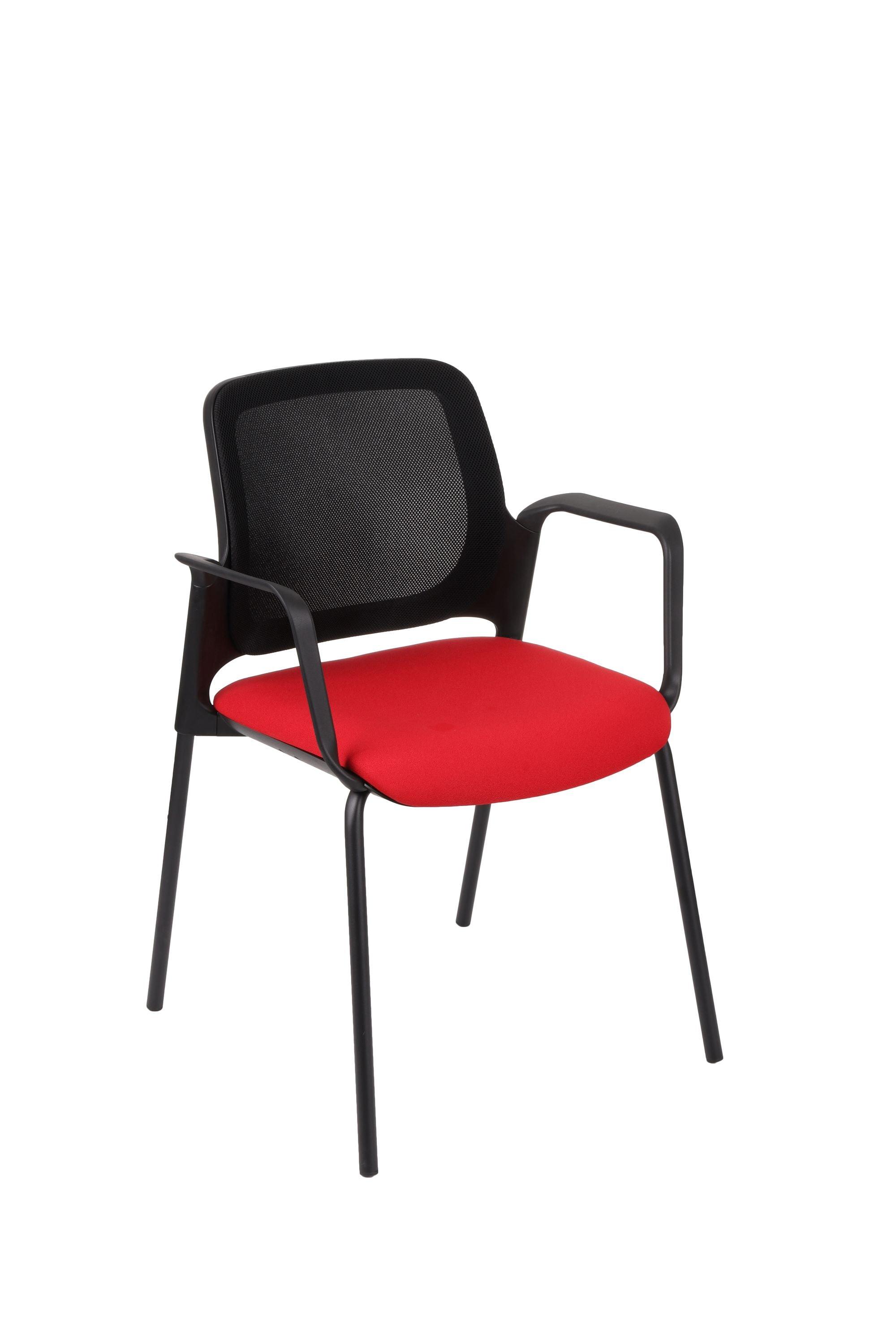 Lankytojų kėdė Aspen 4L BS Arm Black Note