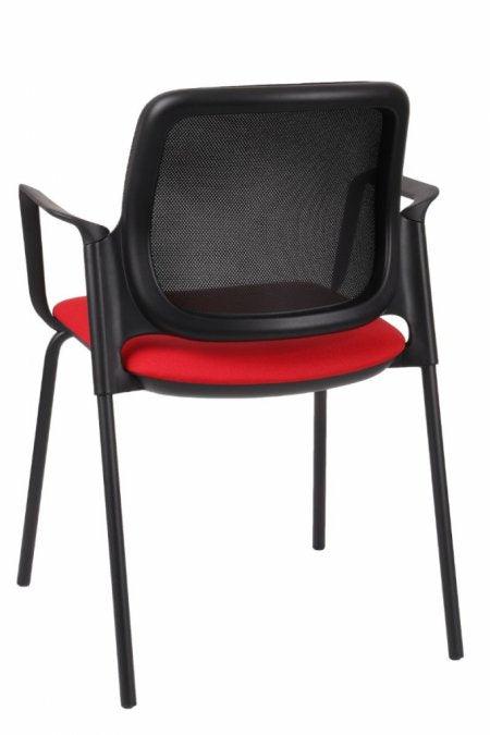 Lankytojų kėdė Aspen 4L BS Arm Black Note