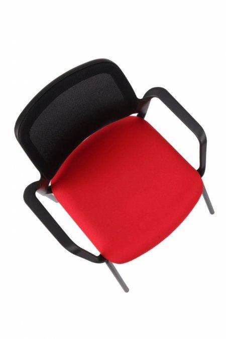Lankytojų kėdė Aspen 4L BS Arm Black Note