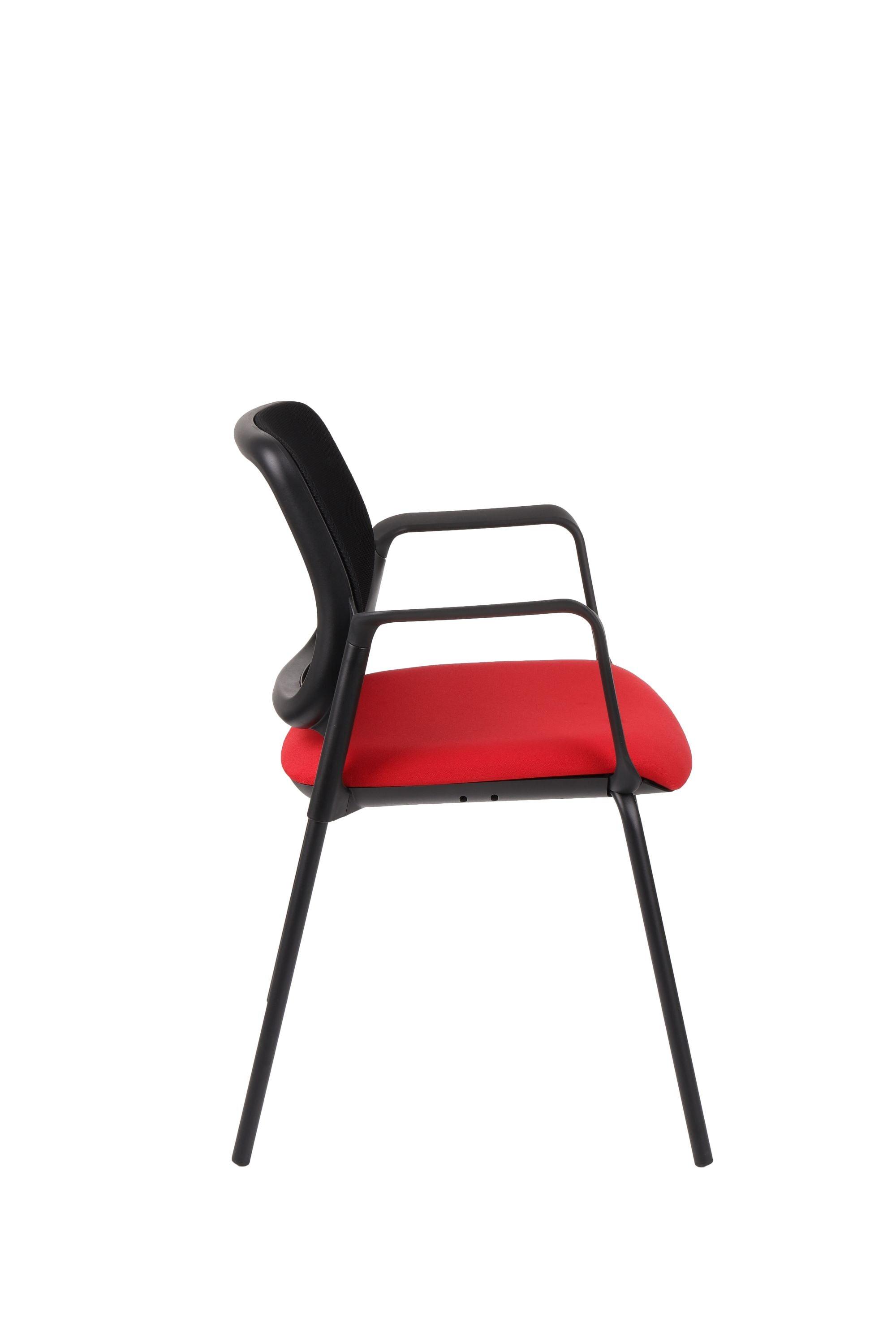 Lankytojų kėdė Aspen 4L BS Arm Black Note