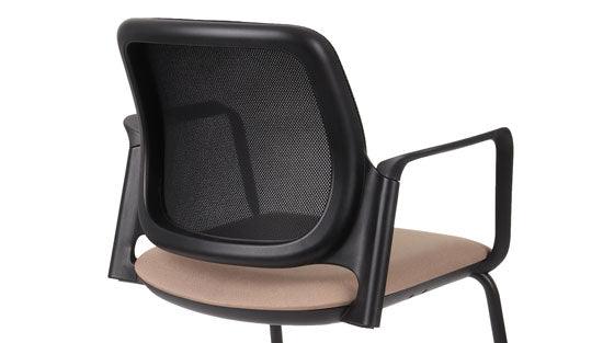 Lankytojų kėdė Aspen V BS Arm Black Bondai