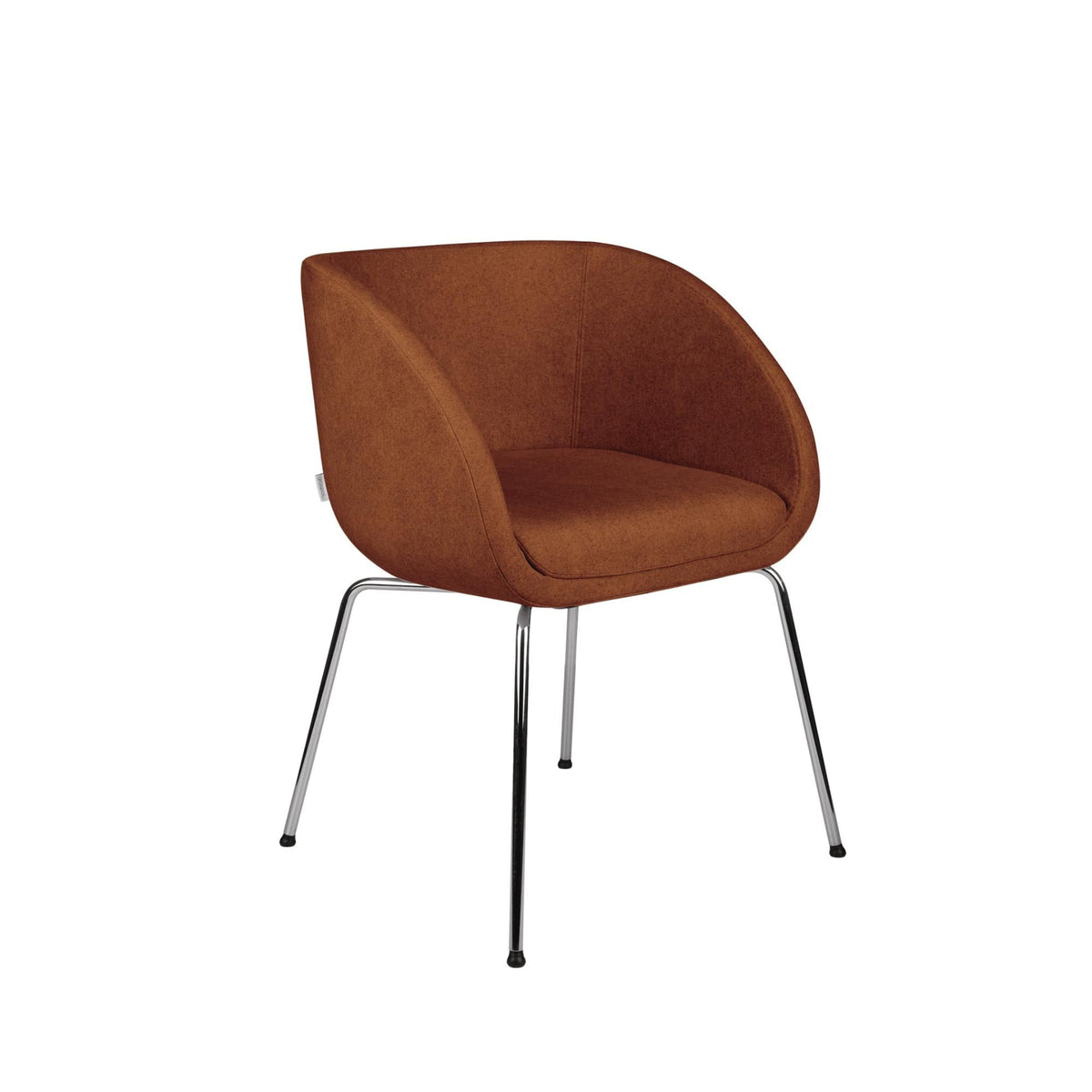 Lankytojų kėdė Jula4L Chrome Strong – ruda