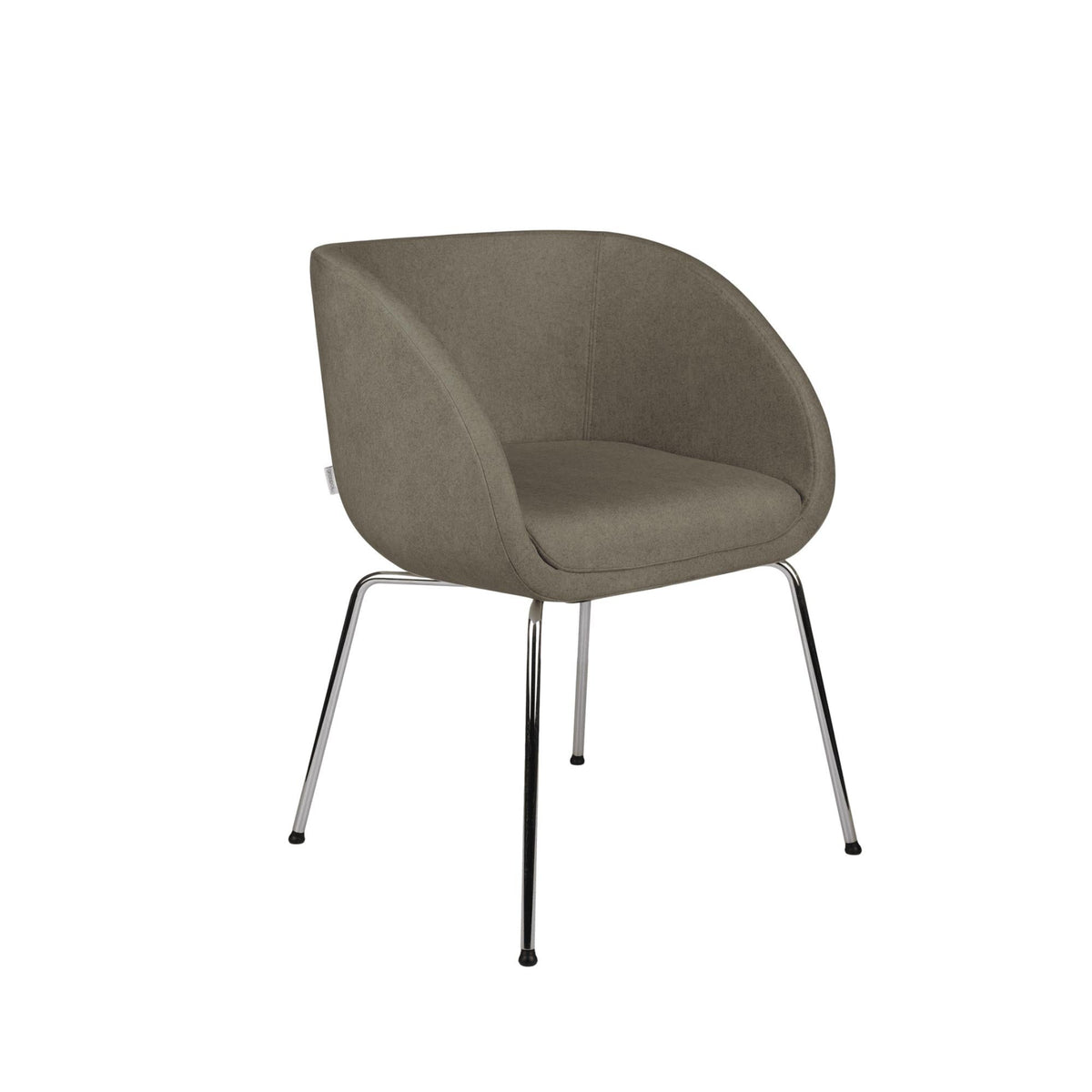 Lankytojų kėdė Jula4L Chrome Strong – pilka