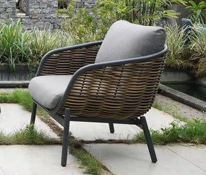 Lauko baldų komplektas Snapty Garden Borneo, sofa, 2 foteliai ir 2 staliukai