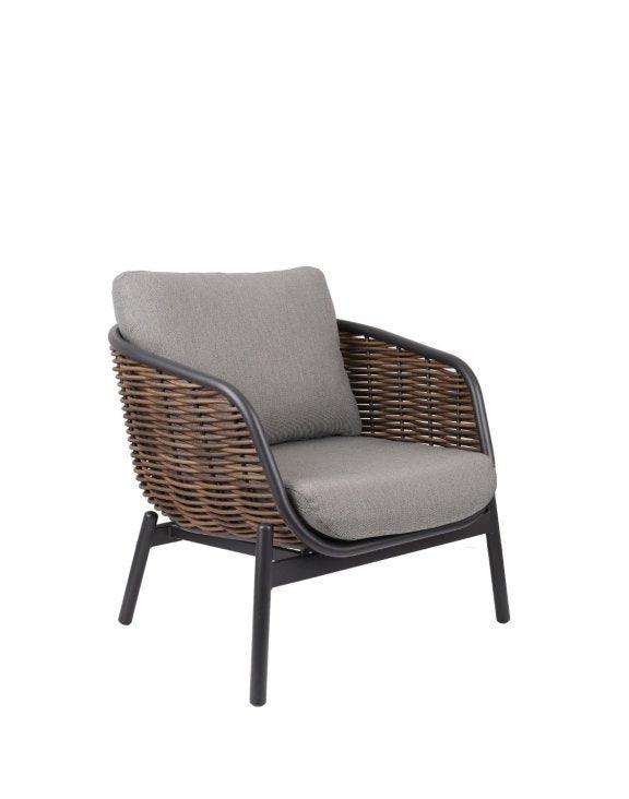 Lauko baldų komplektas Snapty Garden Borneo, kampinė sofa, krėslas ir 2 staliukai