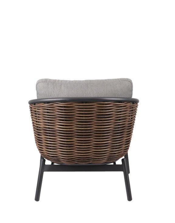 Lauko baldų komplektas Snapty Garden Borneo, kampinė sofa, krėslas ir 2 staliukai