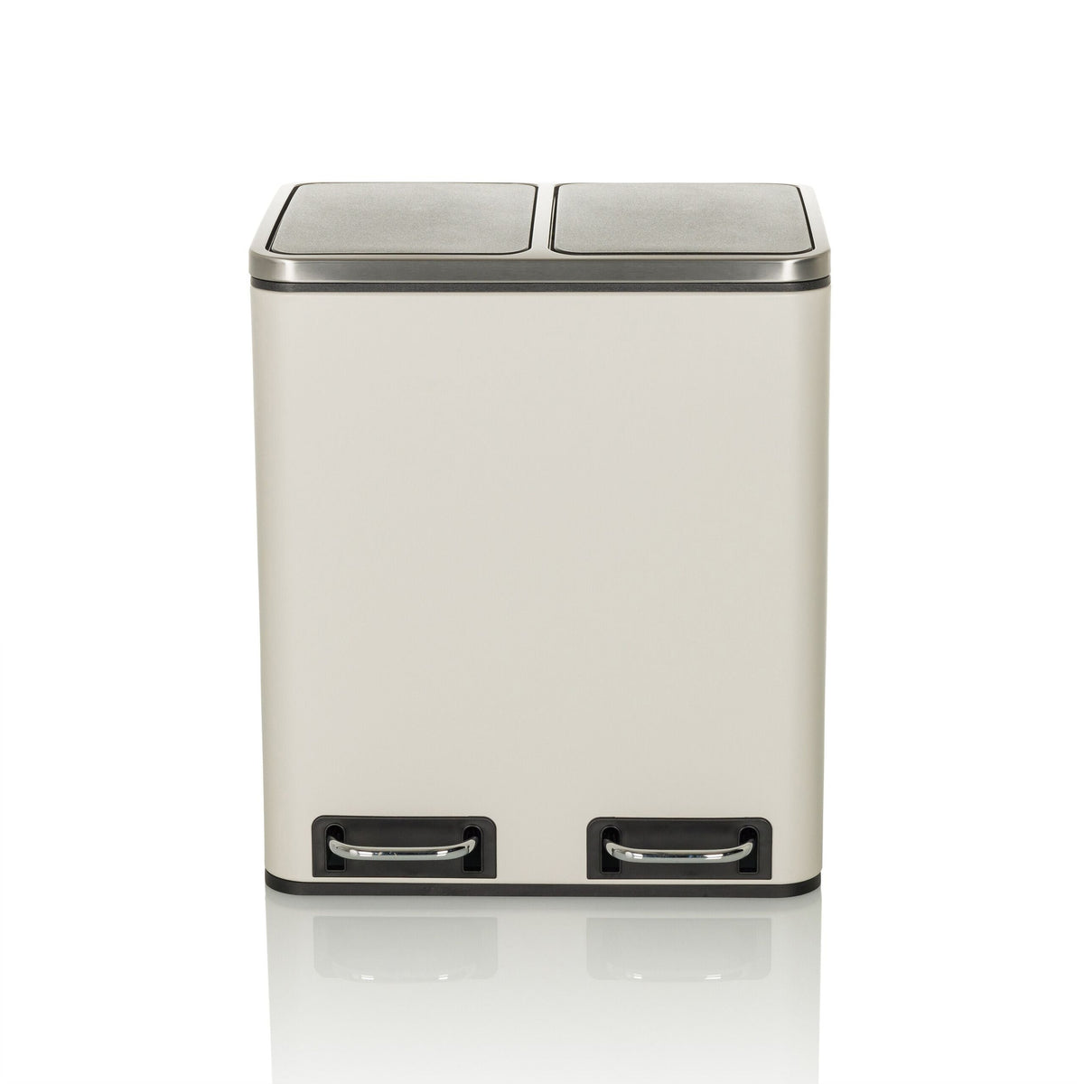 Šiukšlių dėžė CLEAN Beige 2 x 15 L