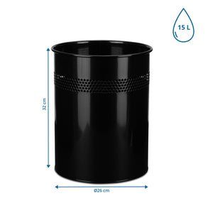 Šiukšliadėžė CLEAN III, metalinė, 15 L