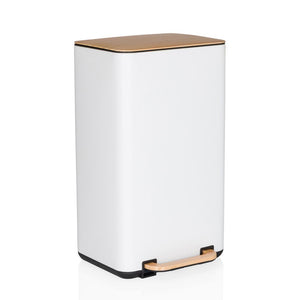 Šiukšliadėžė CLEAN NATURA White 30 L