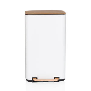 Šiukšliadėžė CLEAN NATURA White 30 L